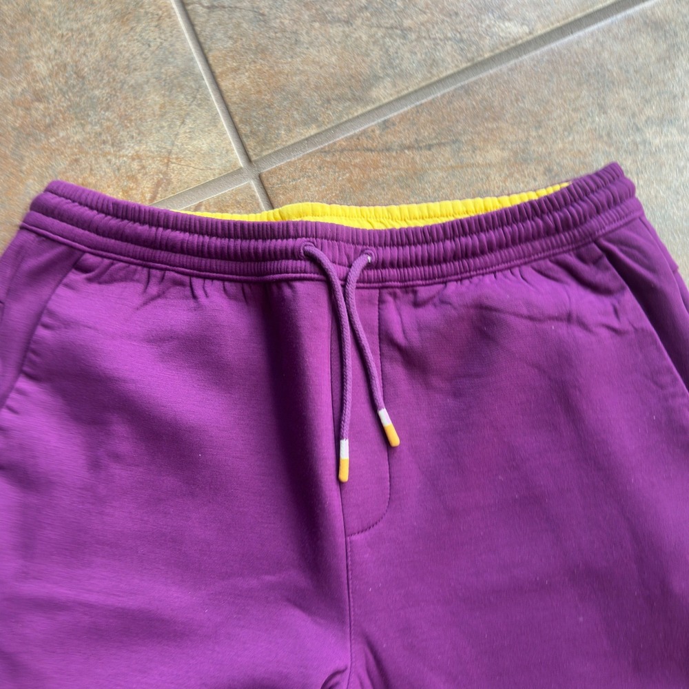 Bonobos Fielder Jogger Sweatpants Purple Cotton Blend Mens Medium Short NWOT - Picture 4 of 9